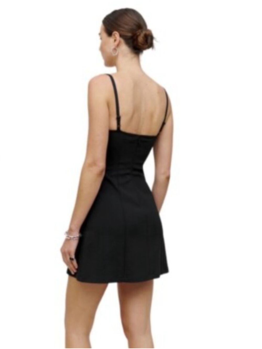 Reformation Henderson Knit Dress Black size XL - Picture 3 of 9